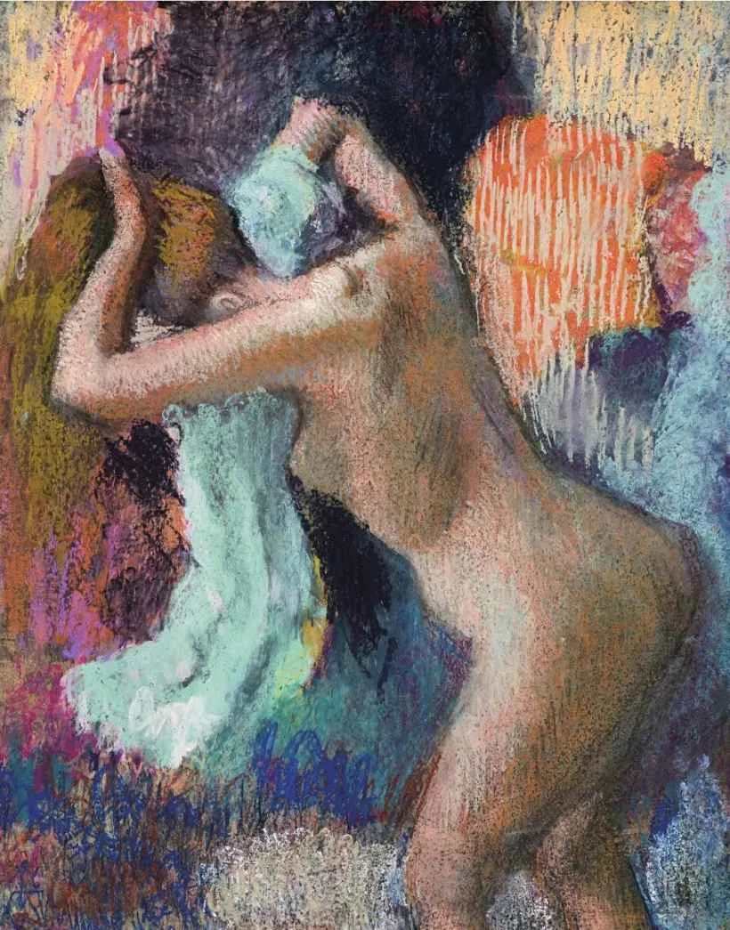 《浴后擦拭身子的女人》 After Shower Wipe the Body of A Woman 1890 年—1895 年 布面油画